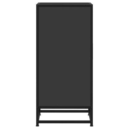 Skjenk Svart 35,5x35x76 cm og metall