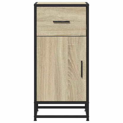 Skjenk Sonoma Eik 35,5x35x76 cm og metall