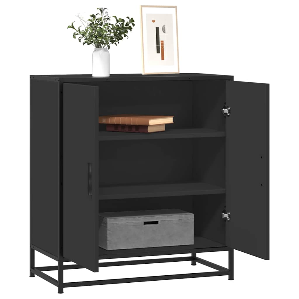 Skjenk Svart 68x35x76 cm
