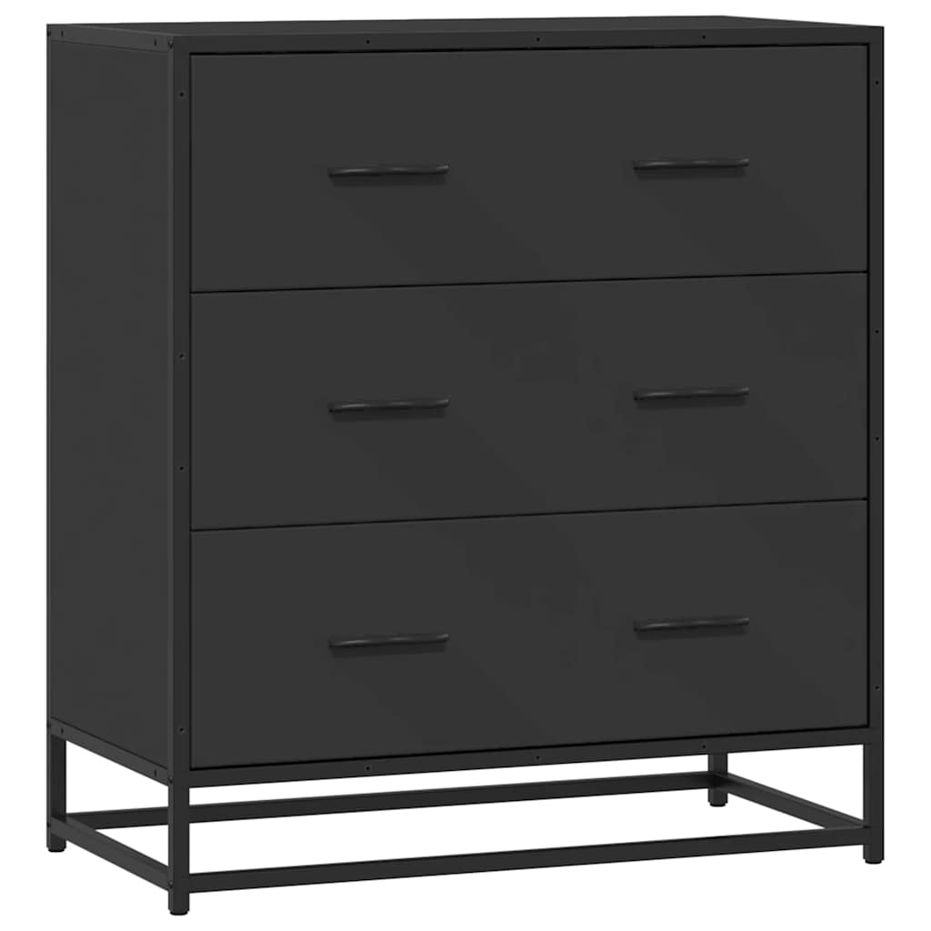 Skjenk Svart 68x35x76 cm