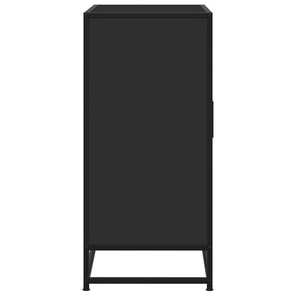 Skjenk Svart 68x35x76 cm