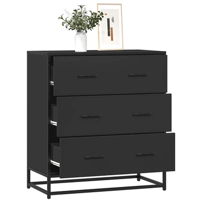 Skjenk Svart 68x35x76 cm