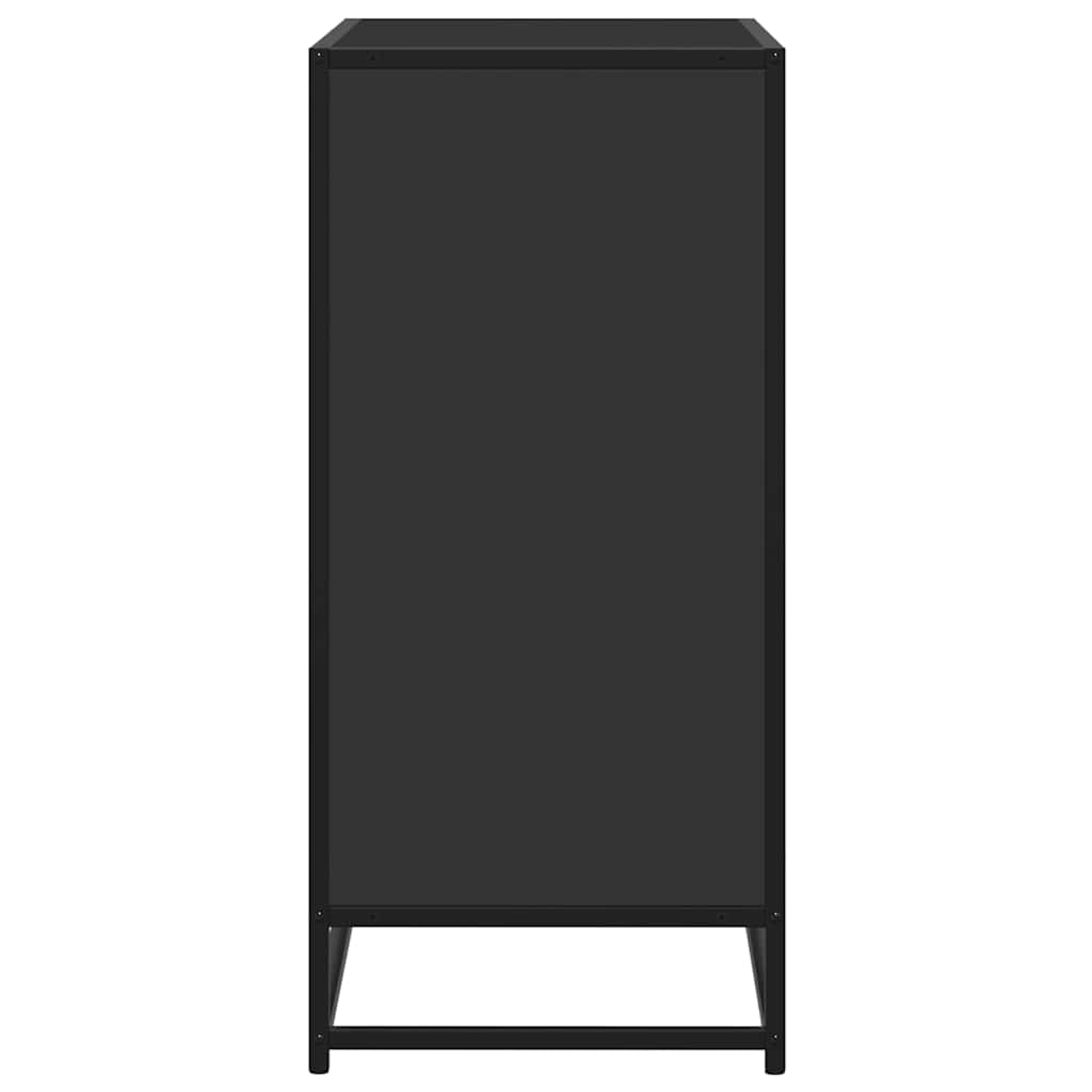 Skjenk Svart 68x35x76 cm