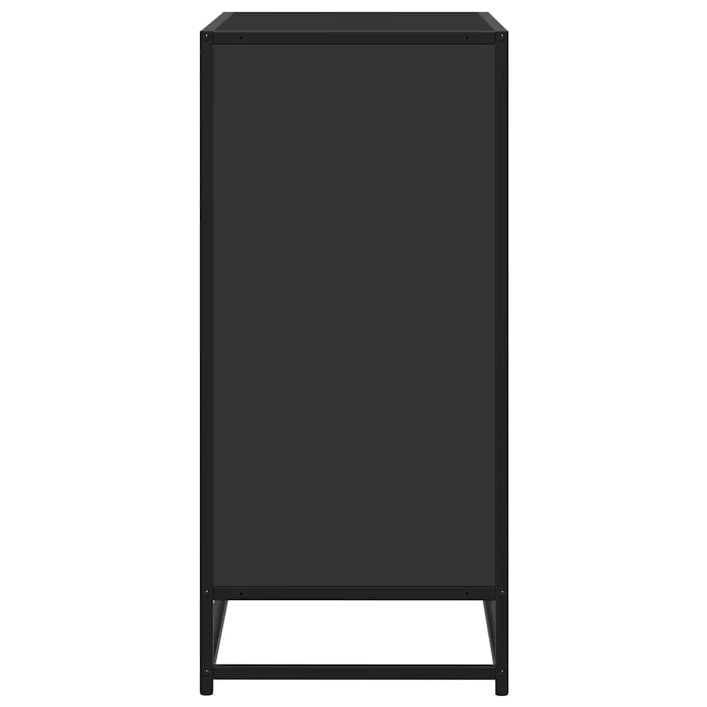 Skjenk Svart 68x35x76 cm