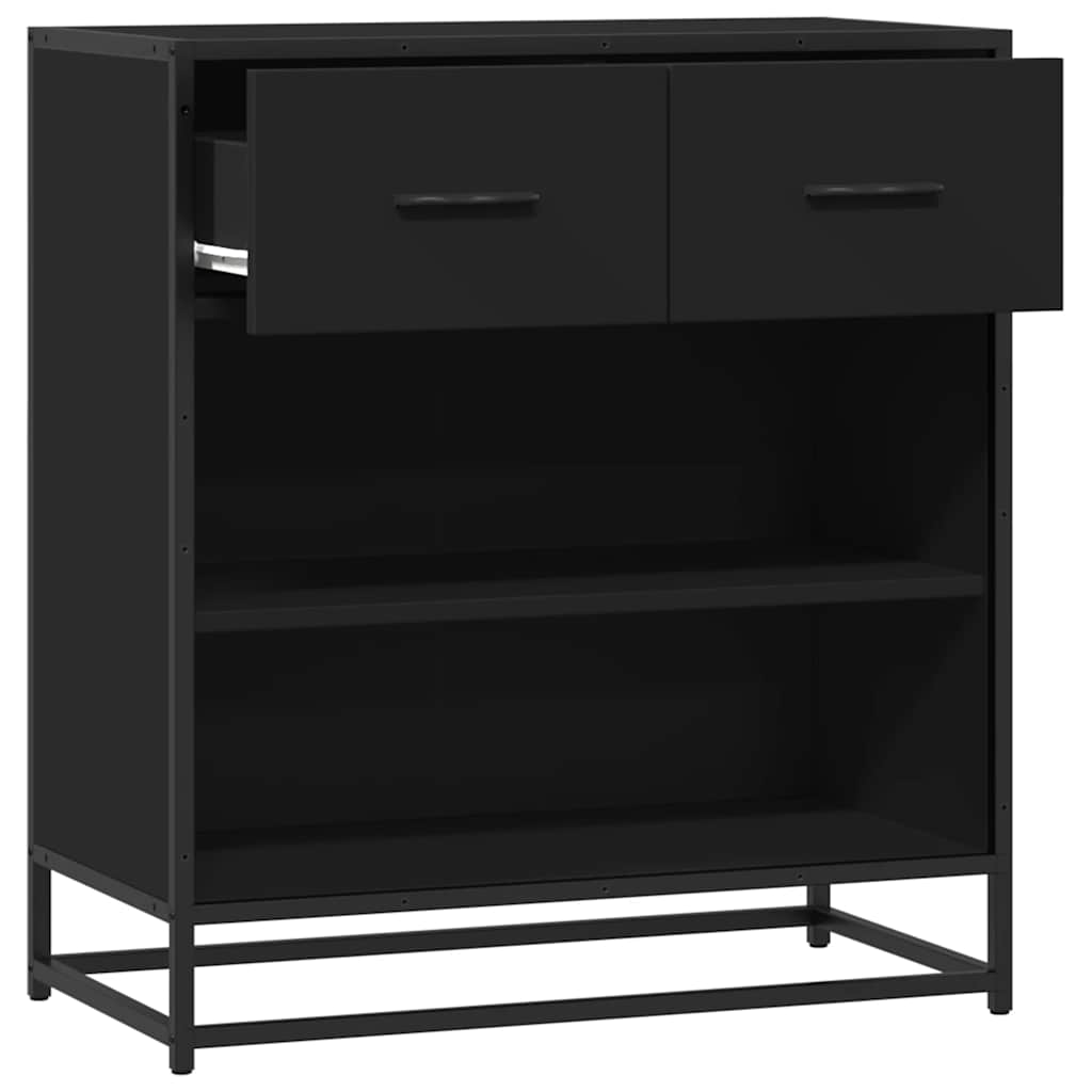 Skjenk Svart 68x35x76 cm