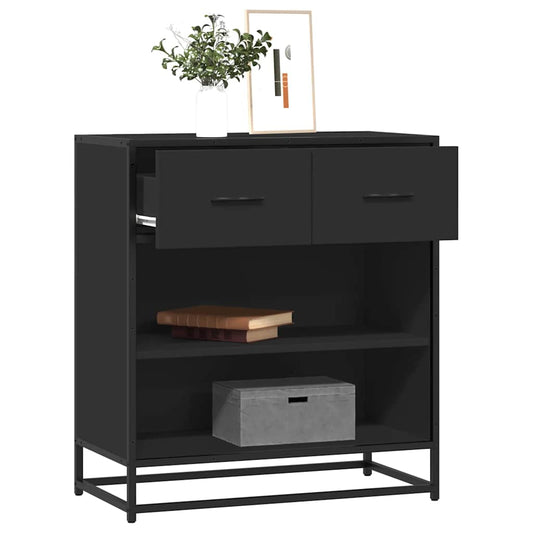Skjenk Svart 68x35x76 cm