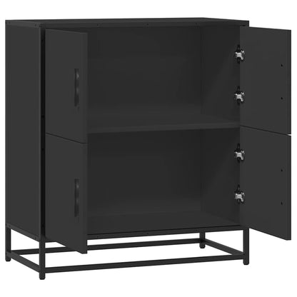 Skjenk Svart 68x35x76 cm