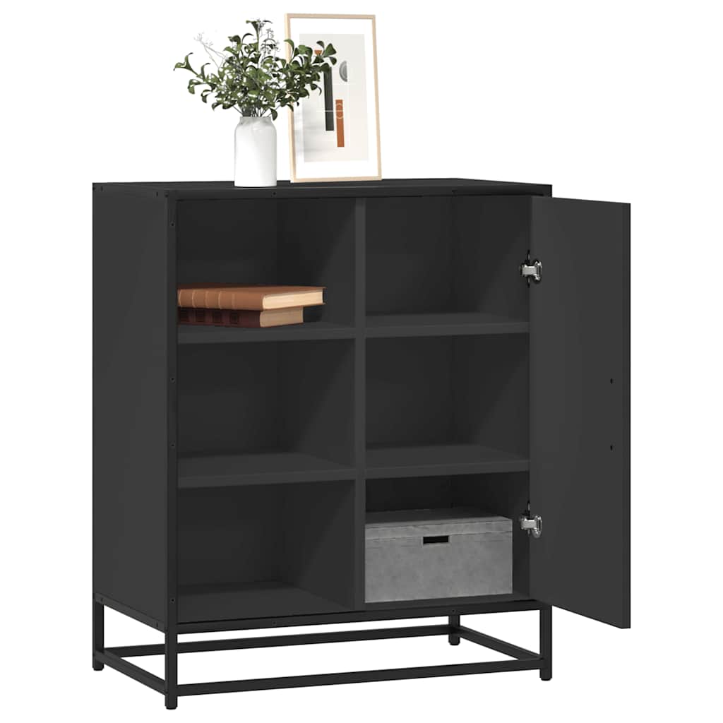 Kommode Svart 62x35x76 cm