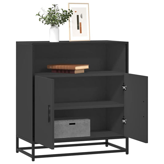 Skjenk Svart 68x35x76 cm