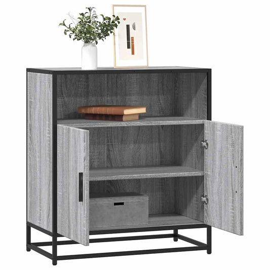 Skjenk grå sonoma 68x35x76 cm konstruert tre