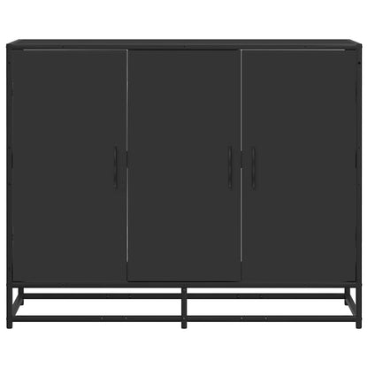 Skjenk Svart 94x35x76 cm