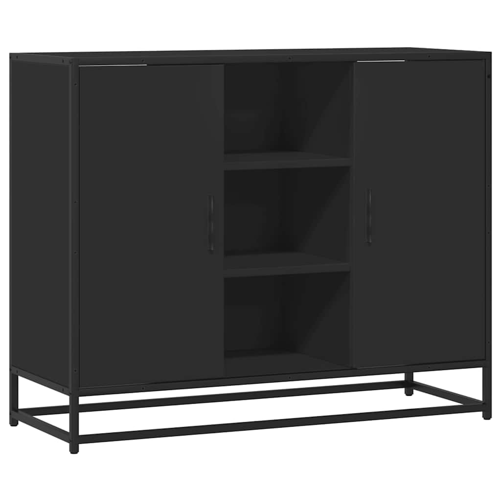 Skjenk Svart 92x35x76 cm