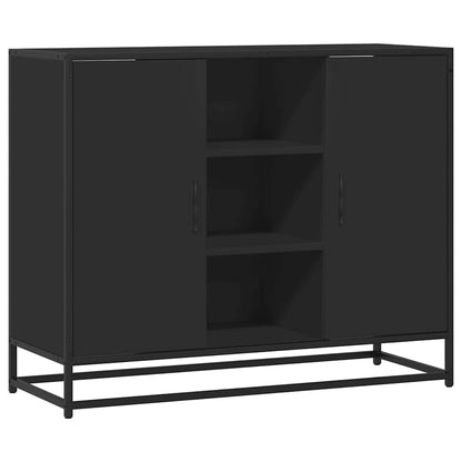 Skjenk Svart 92x35x76 cm