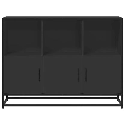 Skjenk Svart 100x35x76 cm