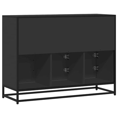 Skjenk Svart 100x35x76 cm