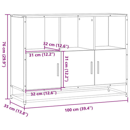 Skjenk Sonoma Eik 100x35x76 cm