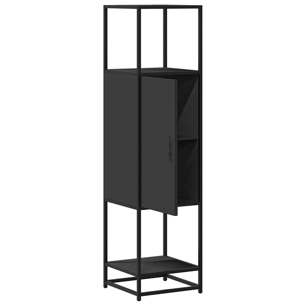 Skap Svart 35,5x35x139 cm