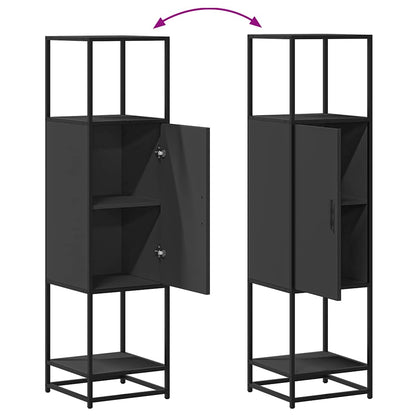 Skap Svart 35,5x35x139 cm