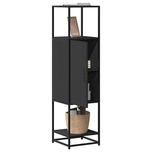 Skap Svart 35,5x35x139 cm