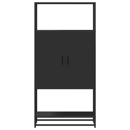Skap Svart 68x35x139 cm