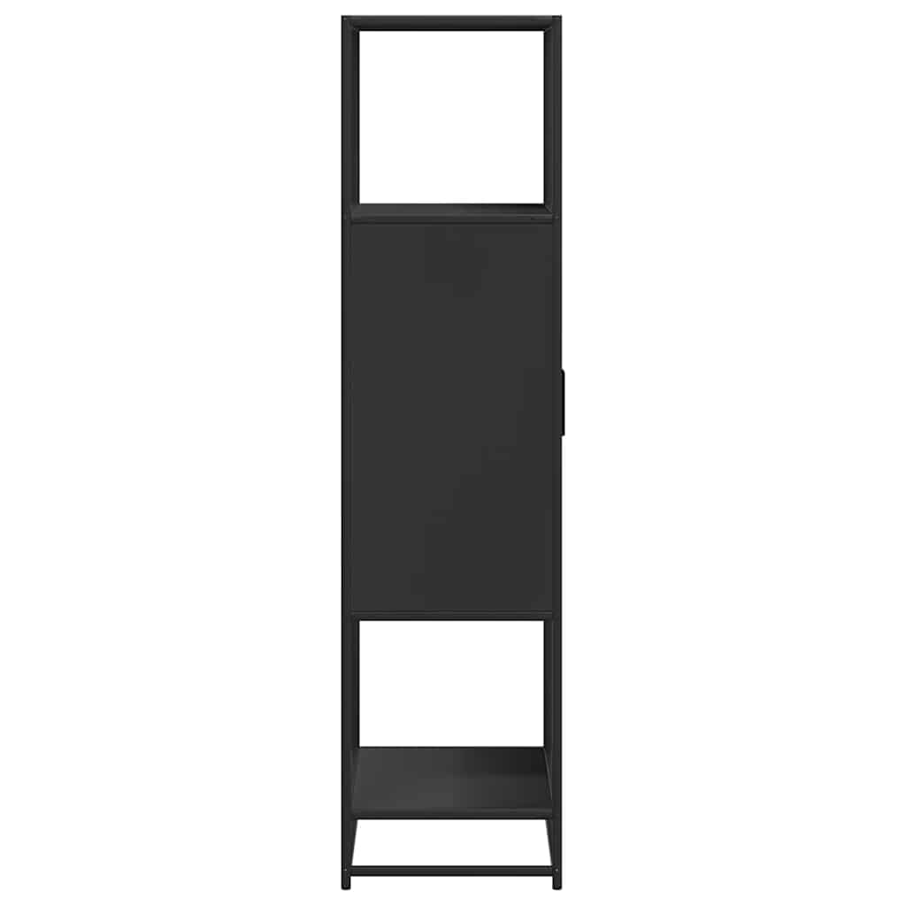 Skap Svart 68x35x139 cm
