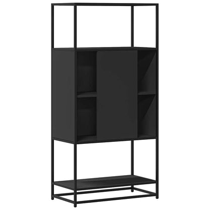 Skap Svart 68x35x139 cm