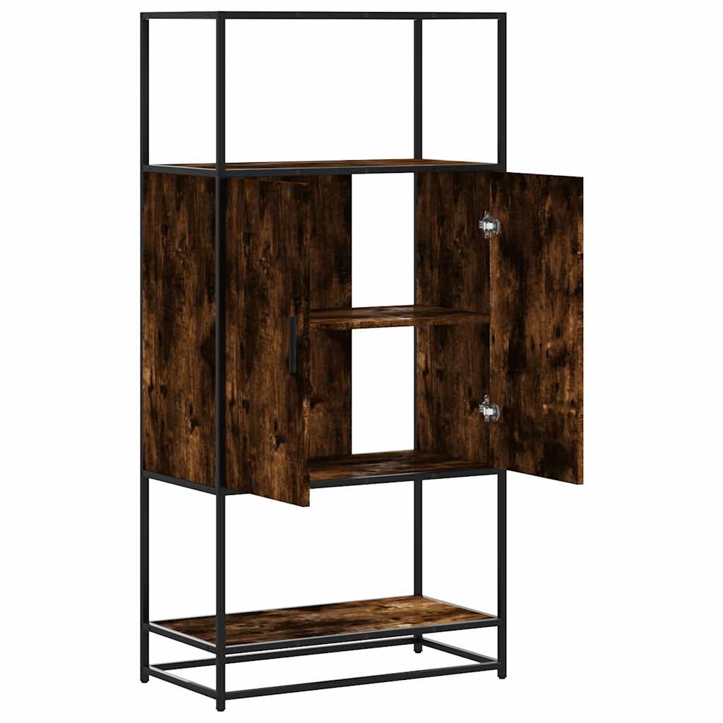 Skap Røkt Eik 68x35x139 cm