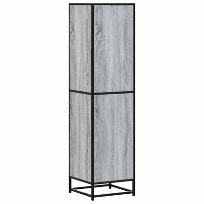Skap Sonoma Grå 35,5x35x139 cm og metall
