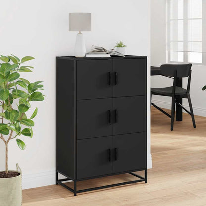 Skap Svart 68x35x106,5 cm