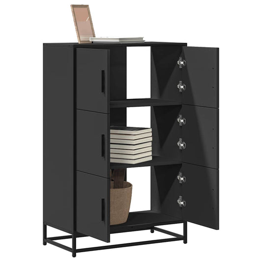 Skap Svart 68x35x106,5 cm