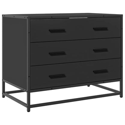 Kommode Svart 70x41x56 cm