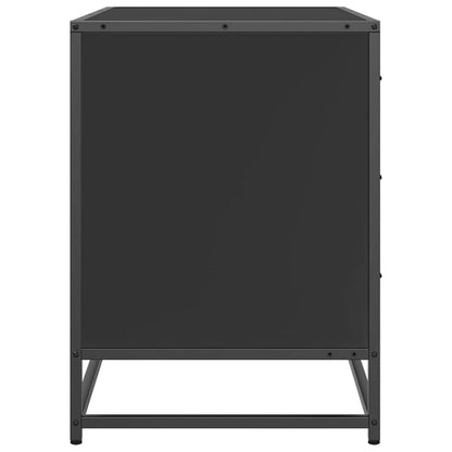 Kommode Svart 70x41x56 cm