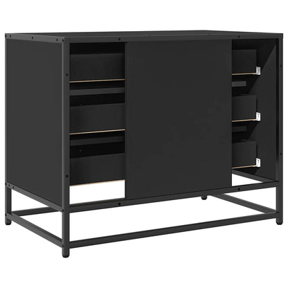 Kommode Svart 70x41x56 cm