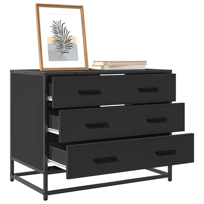 Kommode Svart 70x41x56 cm
