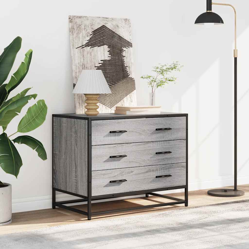 Kommode Sonoma Grå 70x41x56 cm