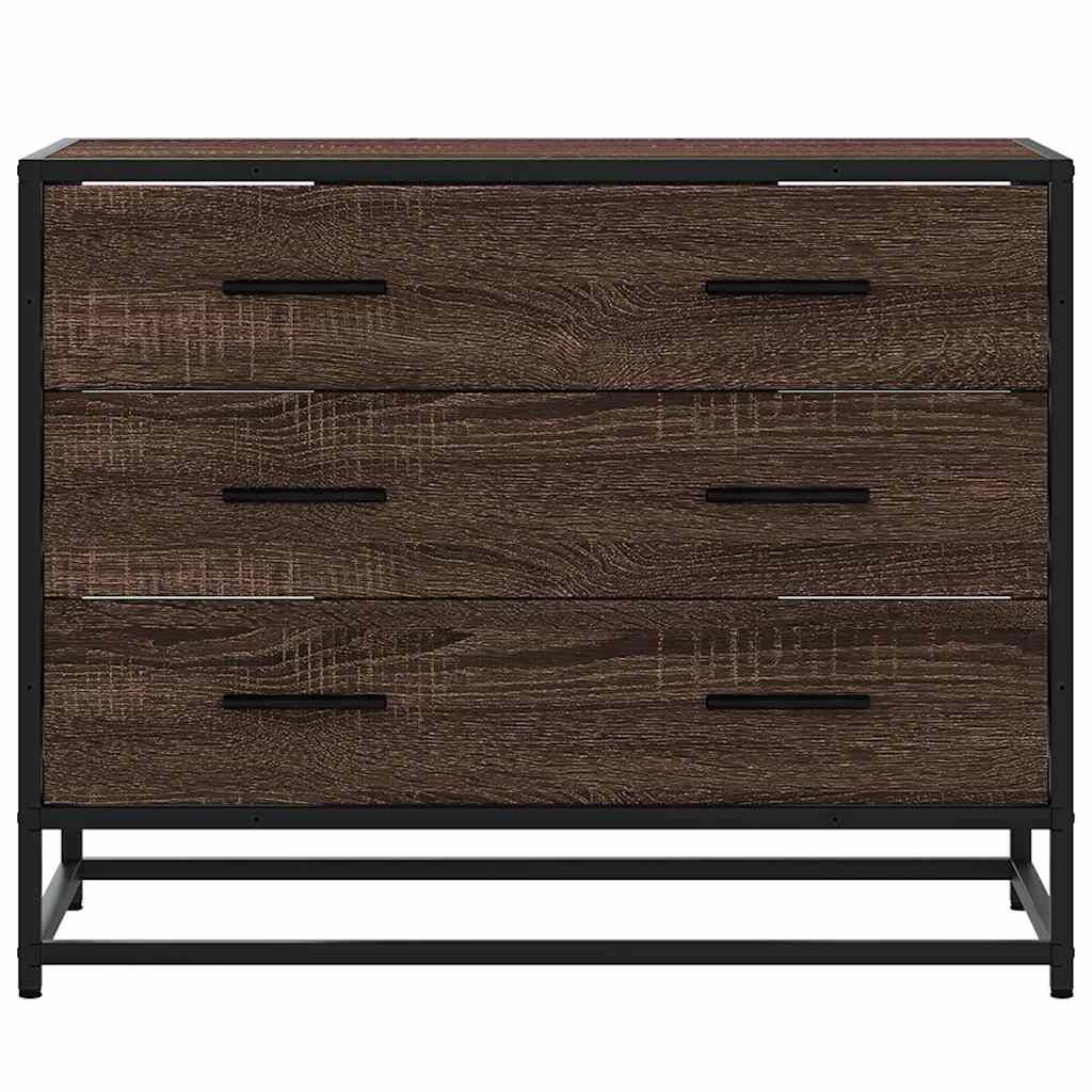 Kommode Brun Eik 70x41x56 cm