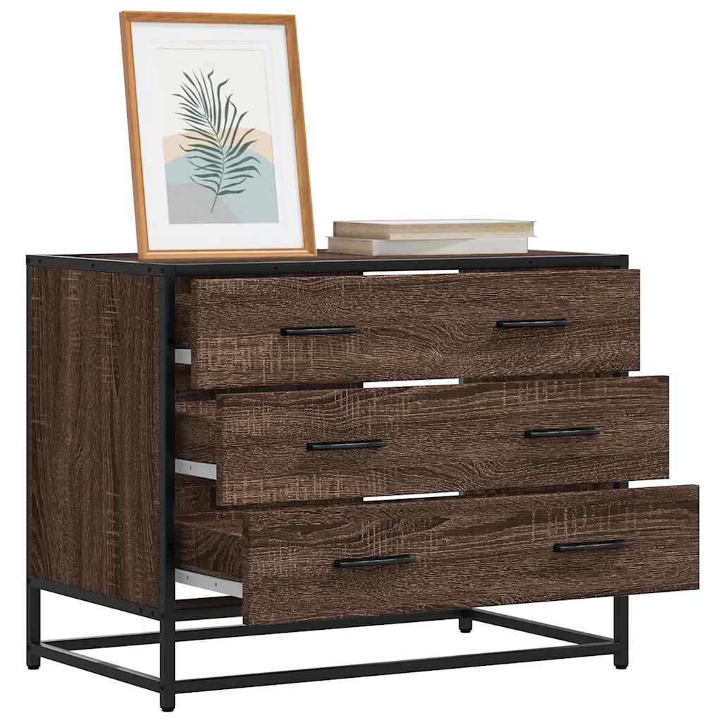 Kommode Brun Eik 70x41x56 cm
