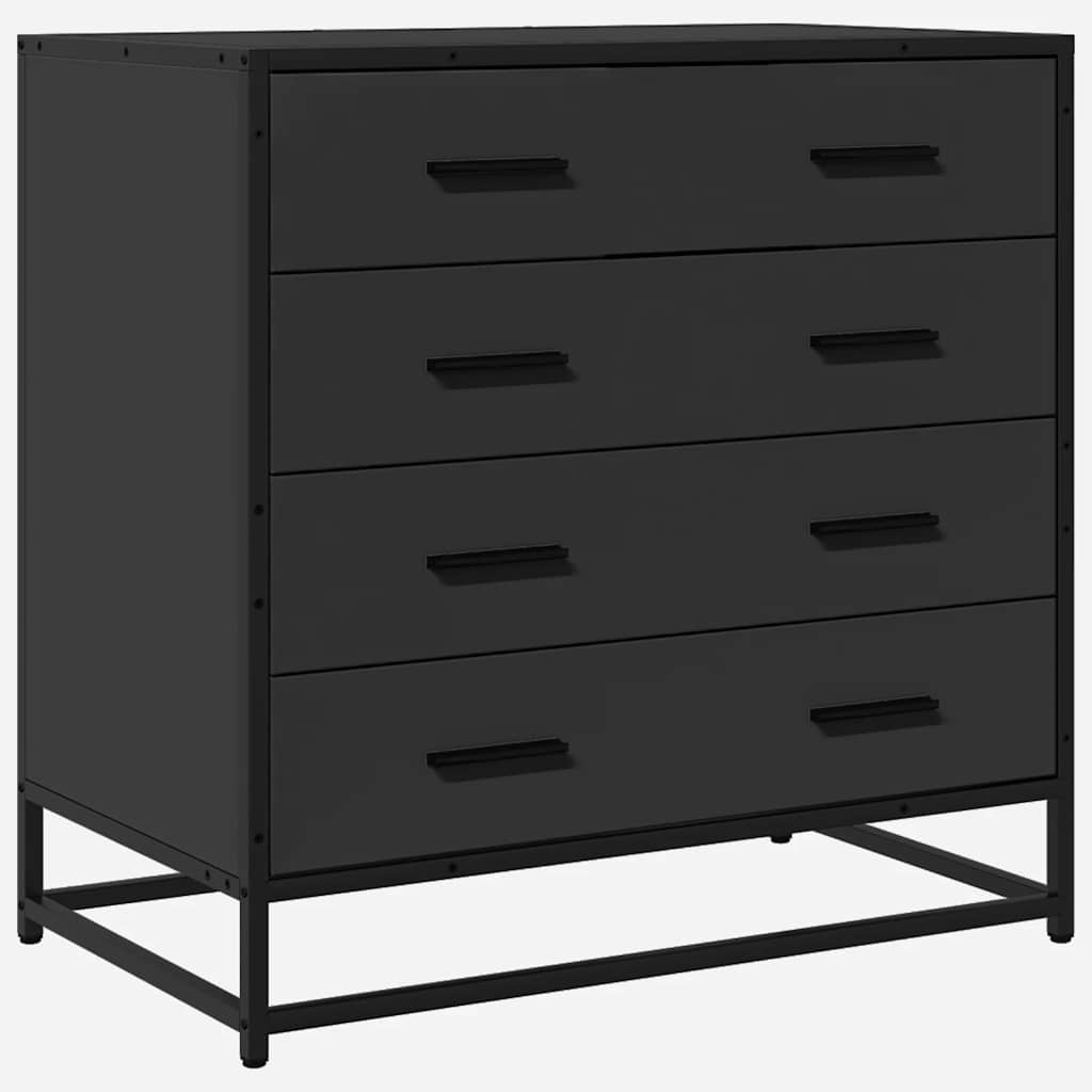 Kommode Svart 70x41x70 cm