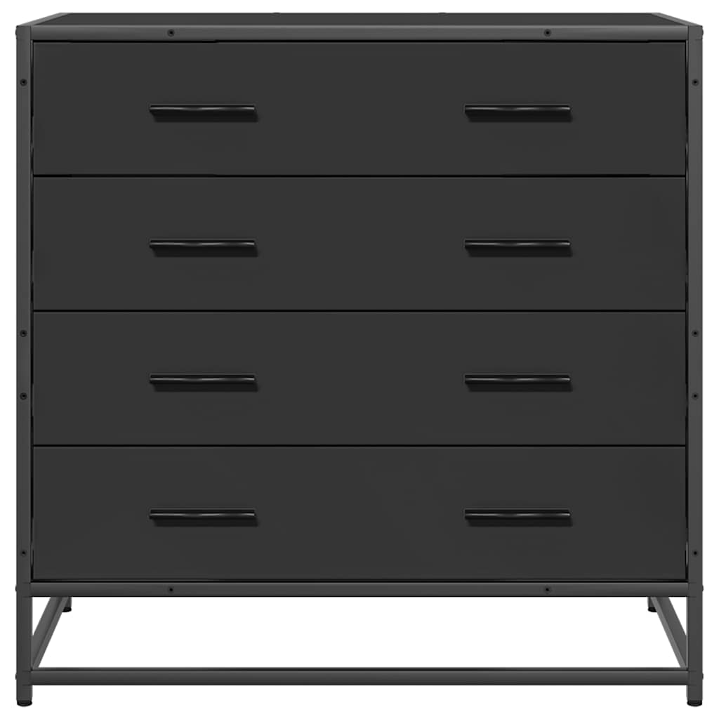 Kommode Svart 70x41x70 cm