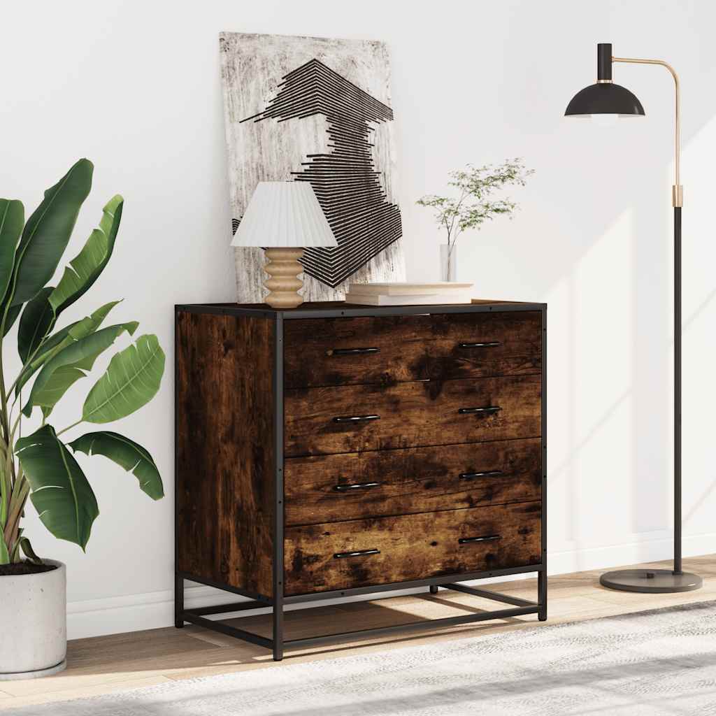 Kommode Røkt Eik 70x41x70 cm