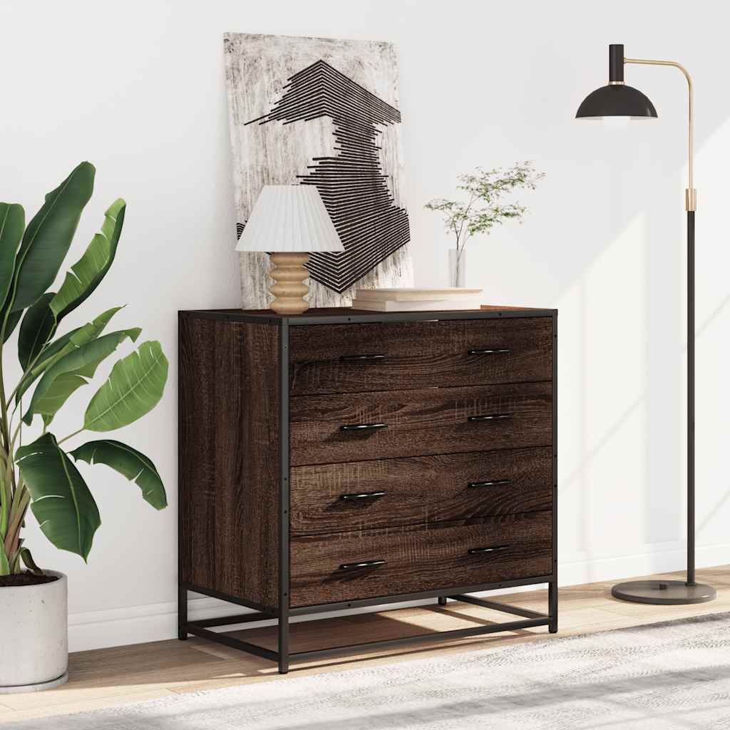 Kommode Brun Eik 70x41x70 cm
