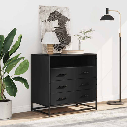 Kommode Svart 70x41x70 cm