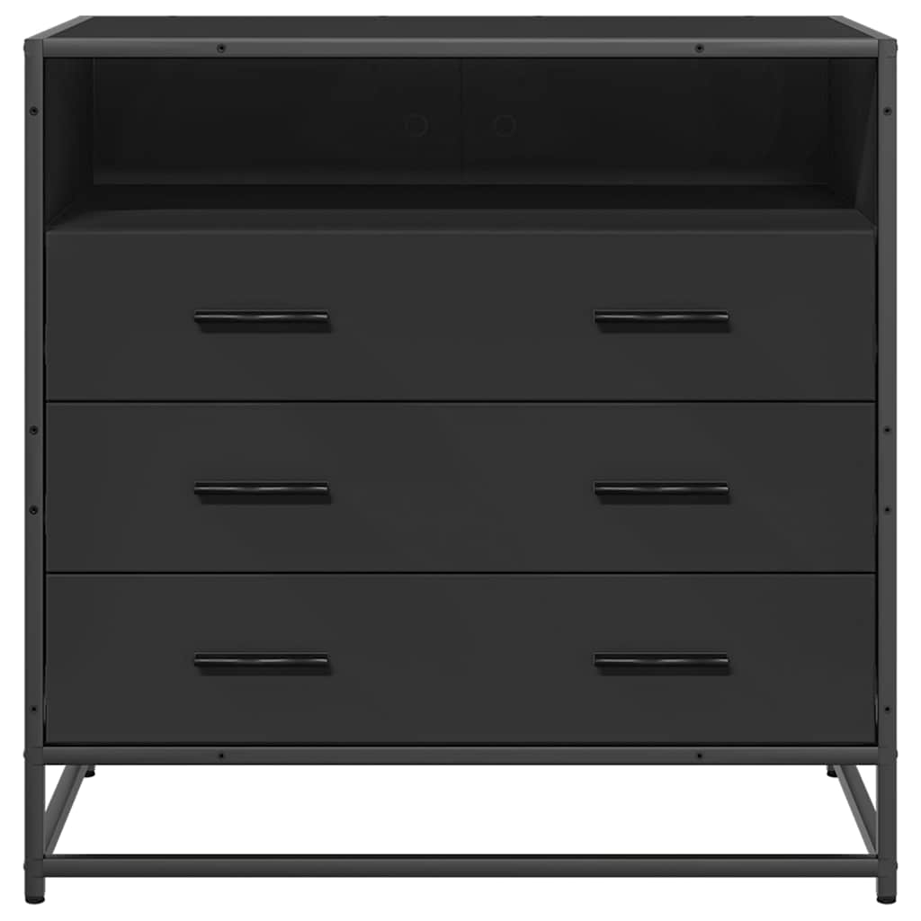 Kommode Svart 70x41x70 cm