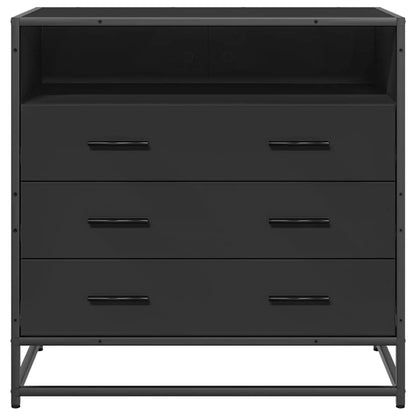 Kommode Svart 70x41x70 cm