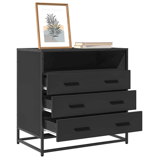 Kommode Svart 70x41x70 cm