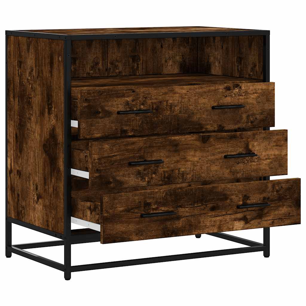 Kommode Røkt Eik 70x41x70 cm