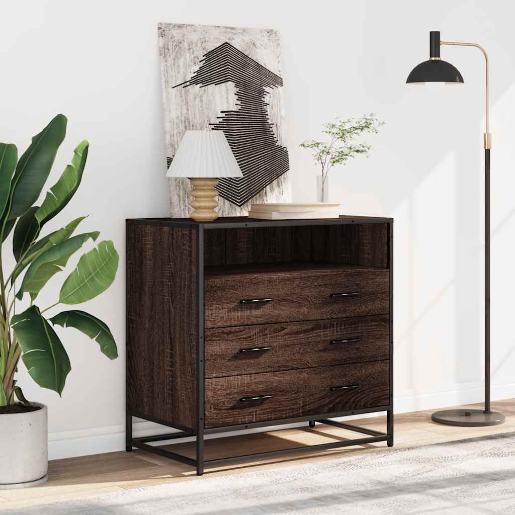 Kommode Brun Eik 70x41x70 cm