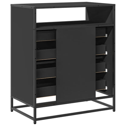 Kommode Svart 70x41x83,5 cm
