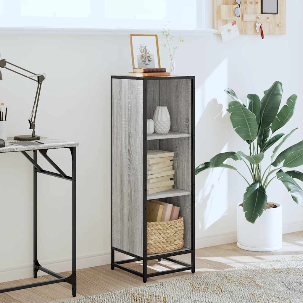 Bokhylle Sonoma Grå 33,5x33x107,5 cm