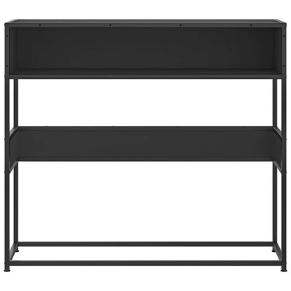 Avlastningsbord Konsollbord Svart 90x35x80 cm